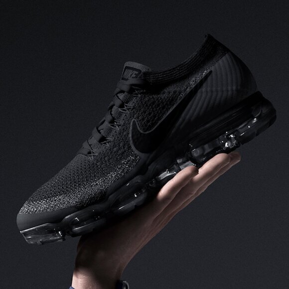 Nike Air Vapormax Triple Black Runners - 6 - Picture 5 of 11